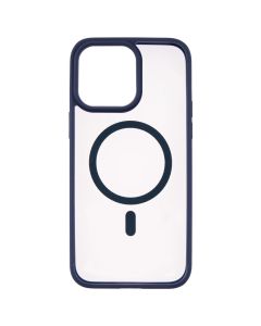 Чохол накладка для iPhone 14 Pro Max Spigen MagSafe Синя (Blue)