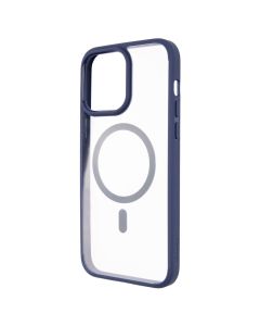 Чохол накладка для iPhone 14 Pro Max Spigen MagSafe Синя (Blue)