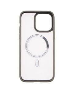 Чохол накладка для iPhone 14 Pro Max Spigen MagSafe Сіра (Grey)