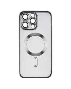 Чохол накладка для iPhone 14 Pro Max WAVE Metal Matte Case with Magnetic Ring MagSafe Сіра (Silver)
