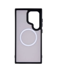 Чохол накладка для Samsung S24 Ultra WAVE Matte Insane MagSafe Чорна (Black)