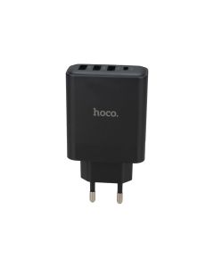 Зарядное устройство Hoco C127A (1 USB-C + 3 USB) PD45W Черный