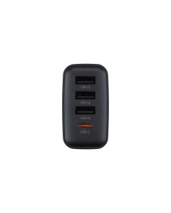 Зарядное устройство Hoco C127A (1 USB-C + 3 USB) PD45W Черный