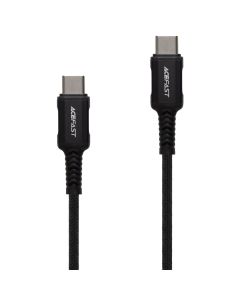 USB кабель Acefast C1-03 Type-C to Type-C 60W 1.2м Чорний (Black)