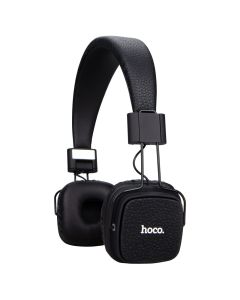 Бездротові повнорозмірні навушники Hoco W56 Earl Чорні (Black)