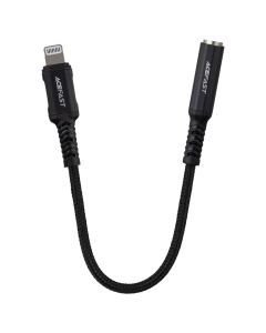 Перехідник Acefast C1-05 Lightning to 3.5mm 0.18м Чорний (Black)