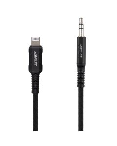 Кабель AUX Acefast C1-06 3.5 to Lightning 1.2м Чорний (Black)