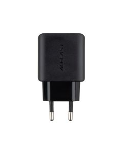 Зарядное устройство Acefast A33 (2 USB) QC3.0 18W Черное (Black)