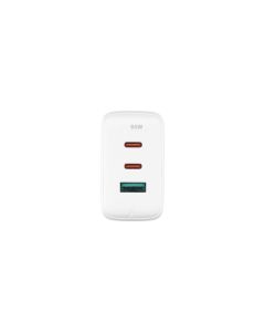 Зарядное устройство Acefast A41 GaN (2 USB-C + 1 USB) PD 65W Белый (White)