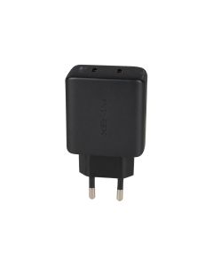 Зарядное устройство Acefast A49 GaN (2 USB-C) PD 35W Черное (Black)