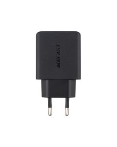 Зарядний пристрій Acefast A69 GaN (USB-C + USB) PD 30W Чорний (Black)