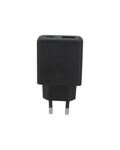 Зарядний пристрій Acefast A69 GaN (USB-C + USB) PD 30W Чорний (Black)