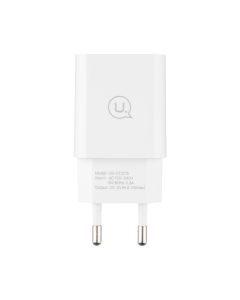 Зарядний пристрій Usams T21 (USB) 2.1A + кабель Lightning Білий (White)