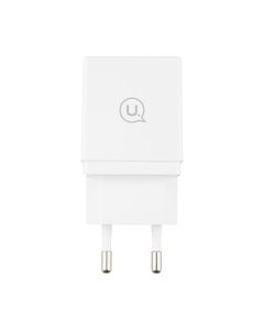 Зарядний пристрій Usams СС090 (2 USB) 2.1A + кабель Micro-USB Білий (White)