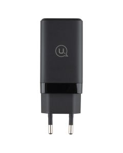 Зарядний пристрій Usams US-CC180 (2 USB-C + 1 USB) QC&PD3.0 65W Чорний (Black)