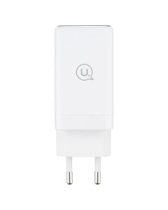 Зарядний пристрій Usams US-CC180 (2 USB-C + 1 USB) QC&PD3.0 65W Білий (White)