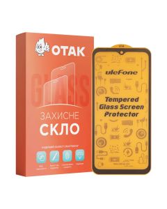 Захисне скло для Ulefone Armor 22 3D Чорне (Black)