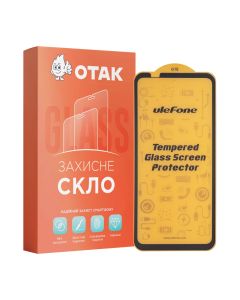 Защитное стекло для Ulefone Armor 24 3D Черное (Black)