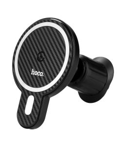 Автодержатель Hoco CA85 15W с беспроводной зарядкой Черный (Black)