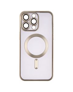 Чохол накладка для iPhone 15 Pro Max WAVE Metal Matte Case with Magnetic Ring Жовта (Yellow)