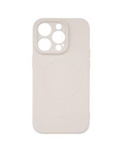 Чохол накладка для iPhone 14 Pro WAVE Colorful Case Magnetic Ring Рожева (Beige)