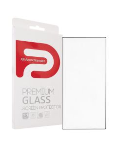 Захисне скло для Samsung S23 Ultra  ArmorStandart Edge Glue Curved 3D Чорне (Black)