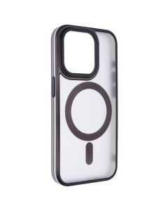 Чехол накладка для iPhone 15 Pro Proove Blur Case MagSafe Черный (Black)