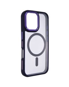 Чехол накладка для iPhone 16 Proove Clear Essence Case MagSafe Фиолетовый (Deep Purple)