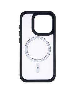 Чехол накладка для iPhone 15 Pro Proove Clear Essence Case MagSafe Черный (Black)