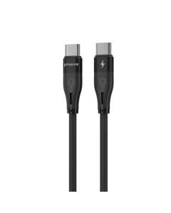USB-кабель Proove Soft Silicone Type-C to Type-C 60W 1м Черный (Black)