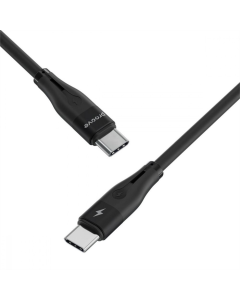 USB-кабель Proove Soft Silicone Type-C to Type-C 60W 1м Черный (Black)