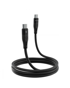 USB-кабель Proove Soft Silicone Type-C to Type-C 60W 1м Черный (Black)