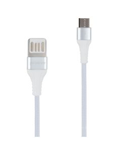 USB кабель Proove Double Way Weft Micro-USB 2.4A 1м Білий (White)