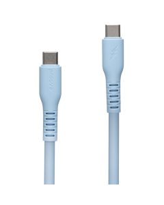 USB кабель Proove Eternal Type-C to Type-C 60W 1м Блакитний (light Blue)