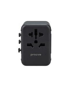 Уніварсальний адаптер Proove Trip 20W Чорний (Black)