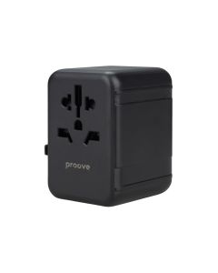 Уніварсальний адаптер Proove Trip 20W Чорний (Black)