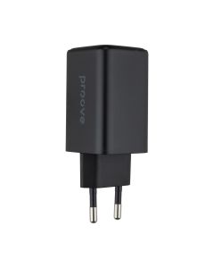 Зарядний пристрій Proove Pocket GaN 65W (2 USB-C + 1 USB) Чорний (Black)