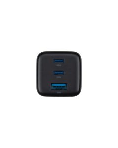 Зарядний пристрій Proove Pocket GaN 65W (2 USB-C + 1 USB) Чорний (Black)