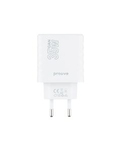 Зарядний пристрій Proove Speed Surge Gan (2 USB-C) 35W Білий (White)