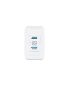 Зарядний пристрій Proove Speed Surge Gan (2 USB-C) 35W Білий (White)