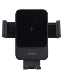 Автотримач Proove Sonic 15W з бездротовою зарядкою Чорний (Black)