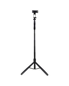 Селфі-монопод Proove Selfie MegaStick Tripod (1530mm) Bluetooth Чорний (Black)