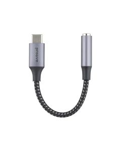 Перехідник Proove SoundMesh Type-C to 3.5mm Сірий (Grey)