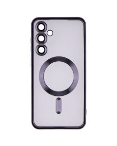 Чехол-накладка для Samsung S23 FE WAVE Metal Color Case MagSafe Фиолетовый (Deep Purple)