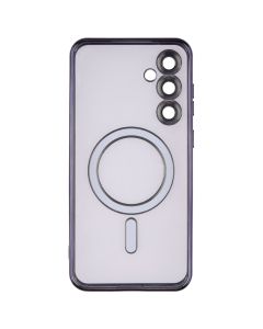 Чехол-накладка для Samsung S23 FE WAVE Metal Color Case MagSafe Фиолетовый (Deep Purple)