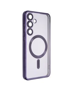 Чохол накладка для Samsung S24 Plus WAVE Metal Color Case MagSafe Фіолетова (Deep Purple)