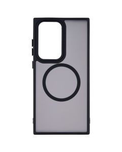 Чохол накладка для Samsung S23 Ultra WAVE Matte Insane Magsafe Чорна (Black)