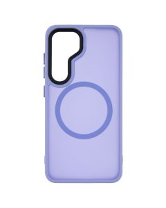 Чохол накладка для Samsung S24/S25 WAVE Matte Insane MagSafe ФІолетова (Light Purple)
