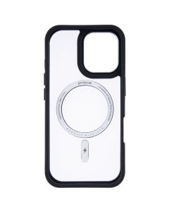 Чохол накладка для iPhone 16 Proove Clear Essence Case MagSafe Чорна (Black)