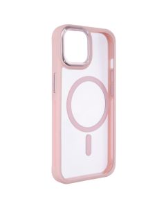 Чохол накладка для iPhone 14 Proove Clear Essence Case MagSafe Рожева (Pink Sand)